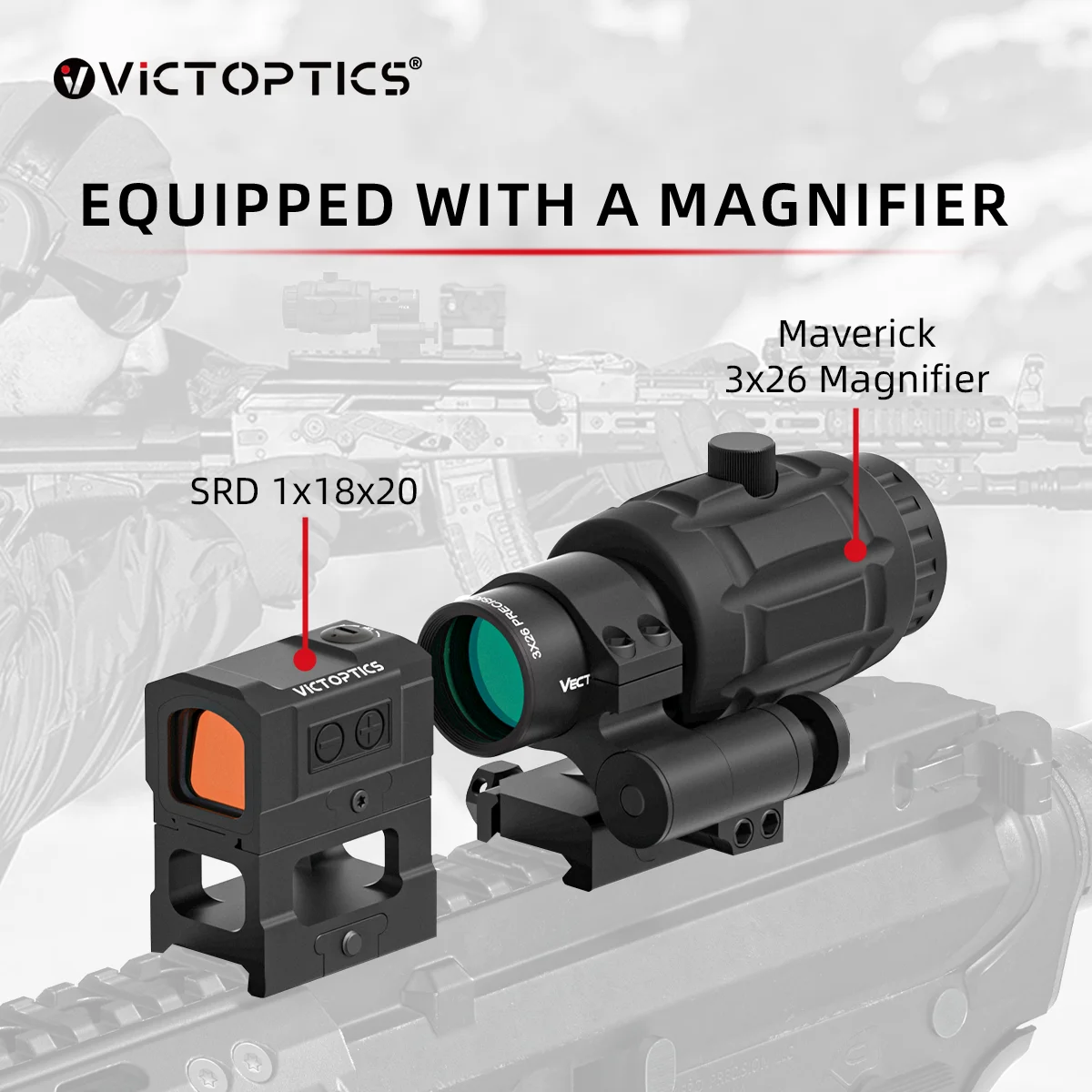 Viseur Point Rouge/vert Vector Optics Red Dot – Pour Rail 11 Mm (dovetail) – Neuf