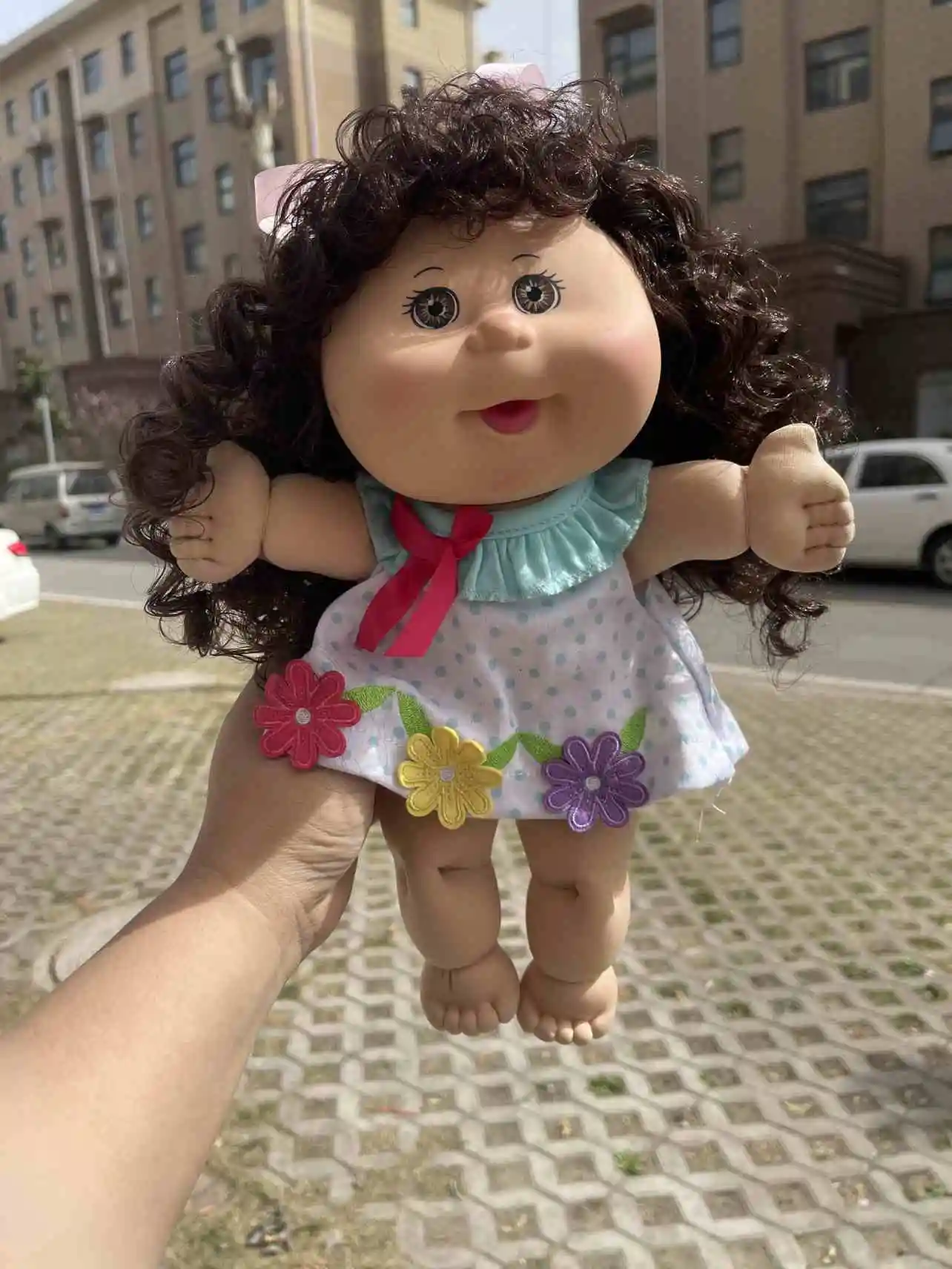 thumbnail image 1 of En existencia Muñeca Cabbage Patch original Muñeca de vinilo Linda Muñeca de algodón PP Cambiante Juguete Cabbage Patch Kid Amigos Regalo de cumpleaños, 1 of 5