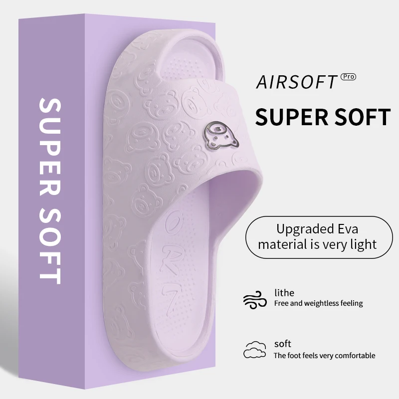 Women Slippers Sandals Eva Slippers Female Summer Indoor Bathroom Shower Skid-proof Odor-proof