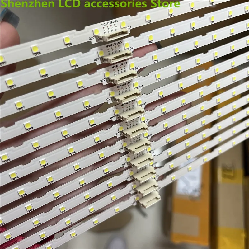 Led Backlight Kit Led Tv Kit LED Strip(2)For Samsung UE55NU7175 UN55NU7100G UE55NU7026 UE55NU7026K UE55NU7300 UE55NU7400 UE55NU7120K UE55NU7099 UE55NU7379