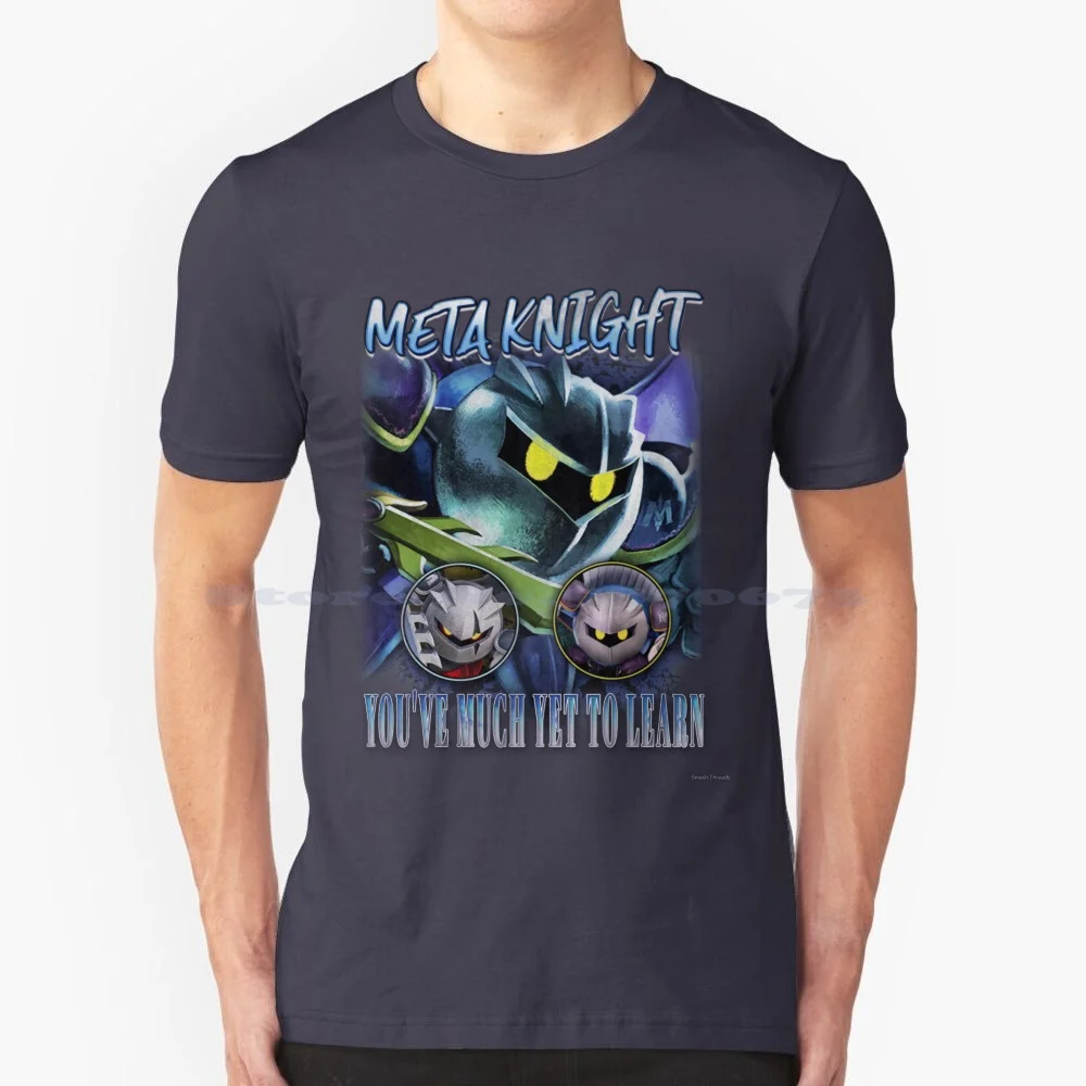 Meta Knight Vintage Rapper Tee T Shirt 100% Cotone Tee Smash Ultimate Super Smash Bros Ultimate Switch Direct Smash Bros Byleth