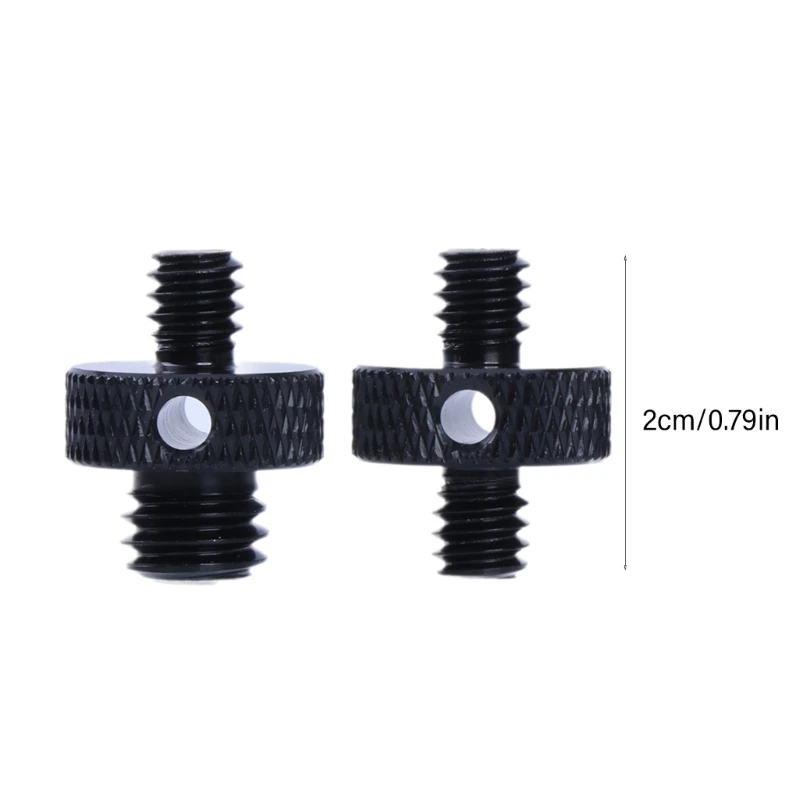 1/4 to 3/8Inch 1/4 to Camera Conversion Screw Male To Male Adapter Screw