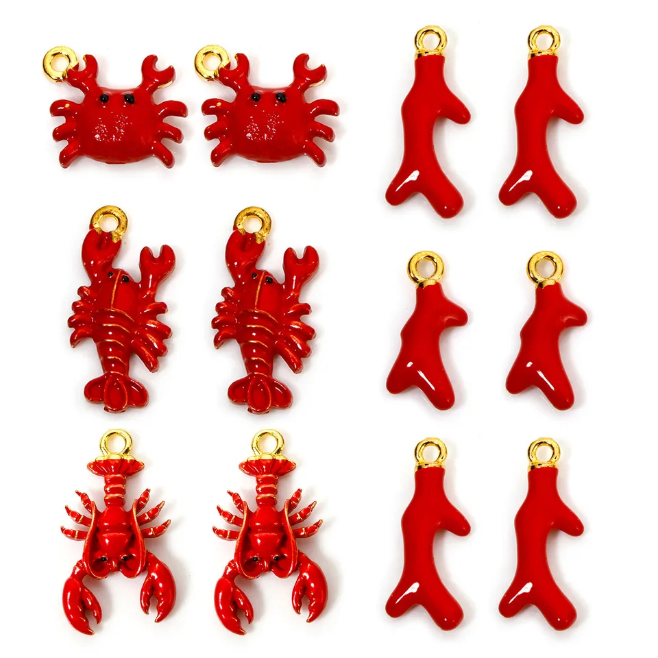 Amosfun 20 Ciondoli Egiziani In Lega Di Magnesio Rosso Rame – Fai Da Te Per Collane, Bracciali E Decorazioni - 2