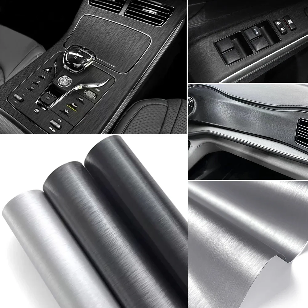 Brushed Aluminum Vinyl Wrap Film 1