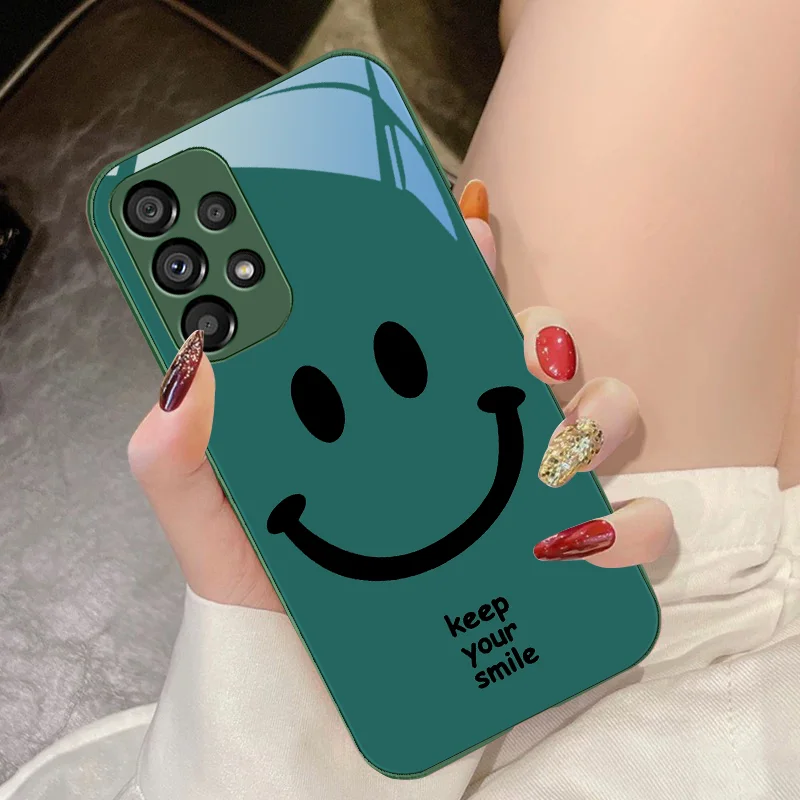 Tempered Glass Phone Case - Keep Your Smile Design