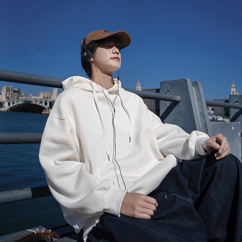 LAPPSTER-Youth 2000s Solid Y2k Hooded Hoodies 2023 Harajuku Pullover  Oversized Sweatshirts Japanese Streetwear Graphic Hoodies - AliExpress