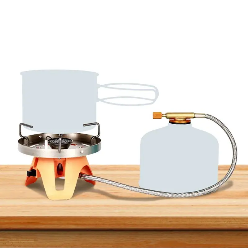 

Portable Windproof Stove Small Camp Stove For Water Can Barbecue Adjustable Camp Burning Stove For Home Outdoor Camping Hiking