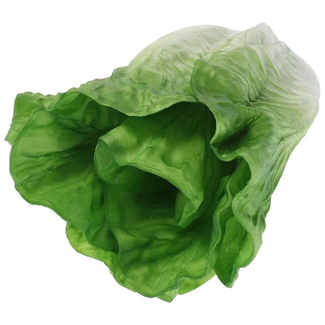Fake Vegetables Fruits and Simulated Lettuce Model Child Artificial Cabbage Pvc Food Decor Simulation