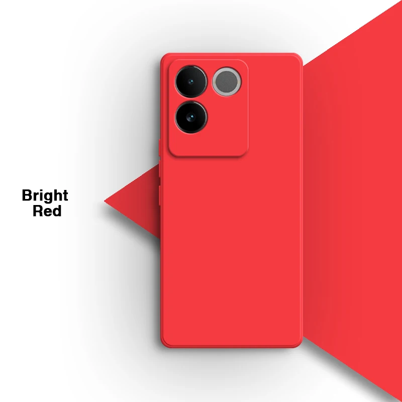 Enhanced Liquid Silicone Shockproof Phone Case with Global Lens Protection