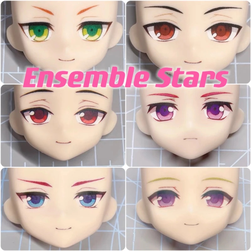 ES Ob22 Ob24 Doll Face Ensemble Stars himeru Sakuma Rei Leo MaM Tomoe Hiyori Tori Knights Water Stick Faceplates