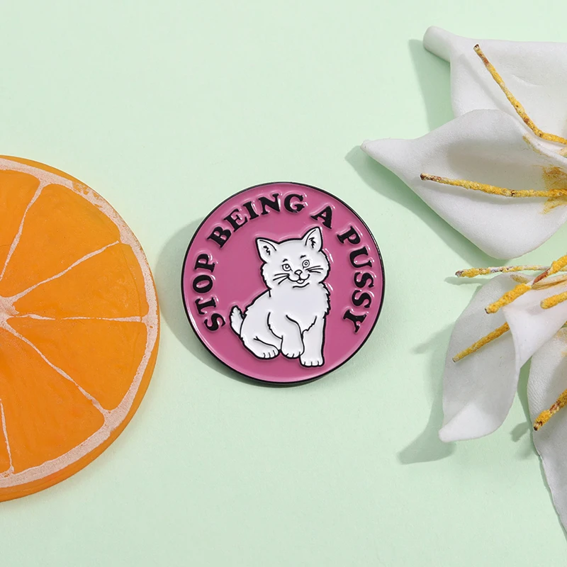 Broches Esmaltados De Gatos Divertidos - 5 Piezas, Pines De Aleación Kawaii Para Ropa Y Mochilas
