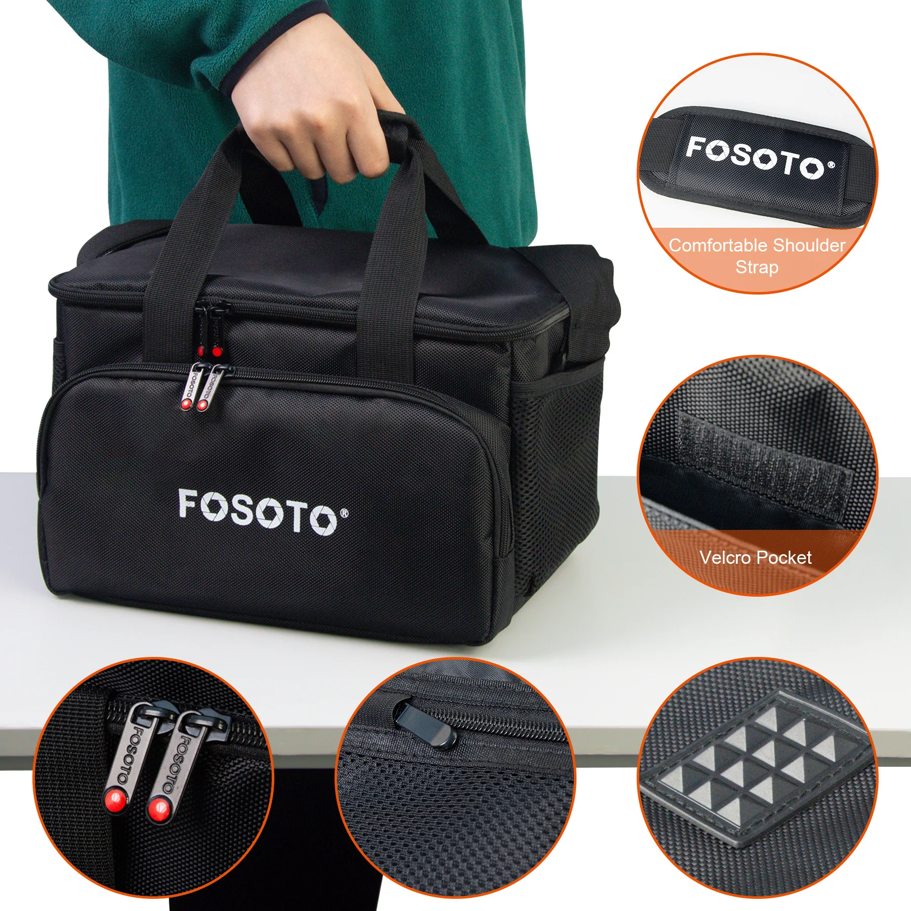 câmera à prova dslr água ombros mochila