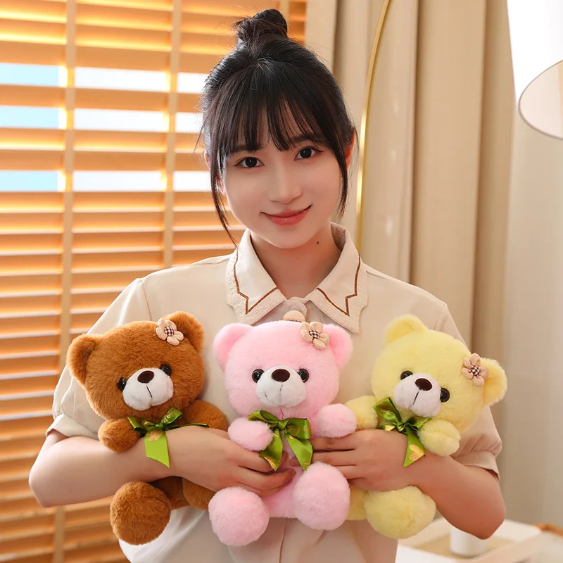 Cute Sitting Teddy Bear Plush Toy Kawaii Stuffed Animal