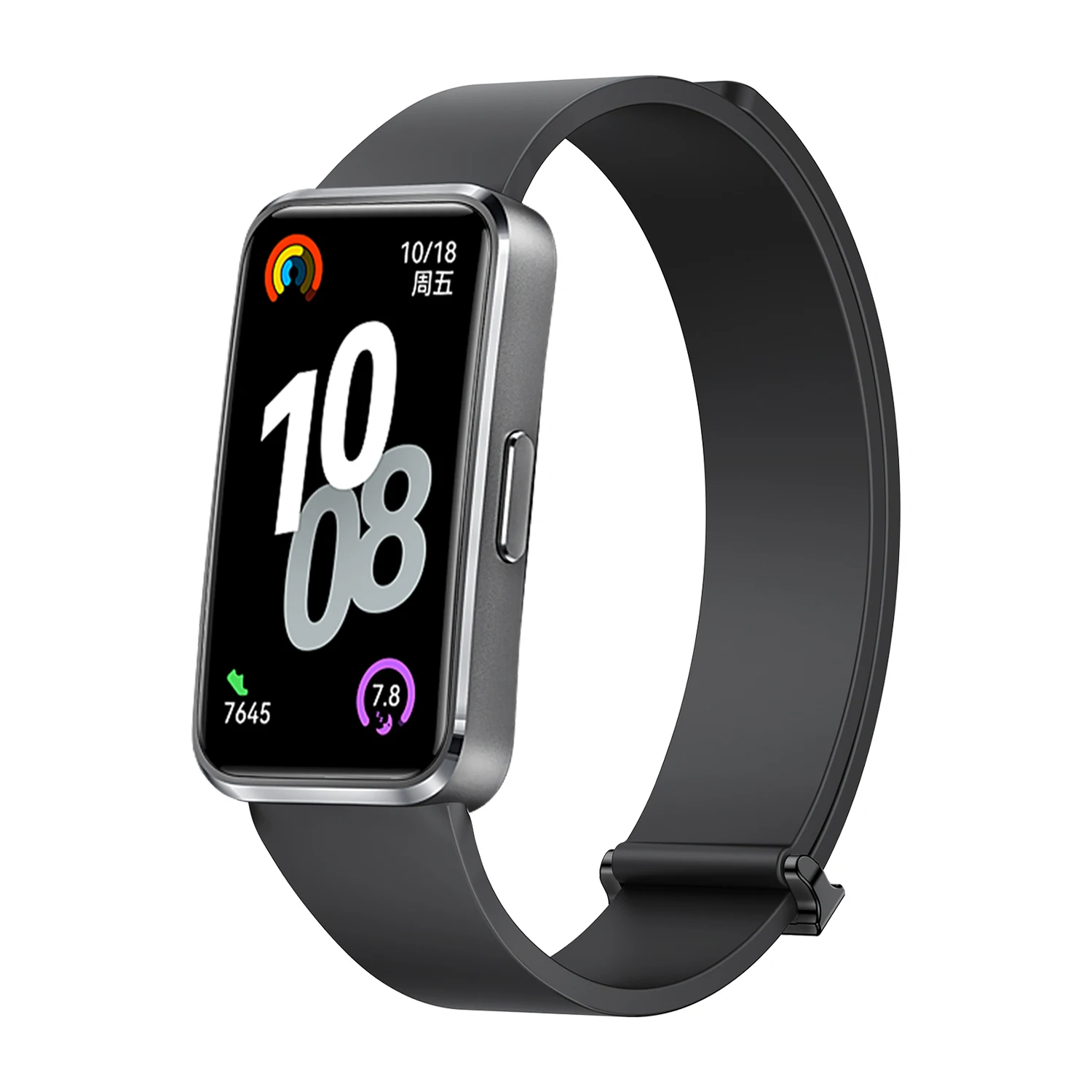 Magnetic Sport Silicone Loop Bracelet Strap - Universal Fitness Band Accessory