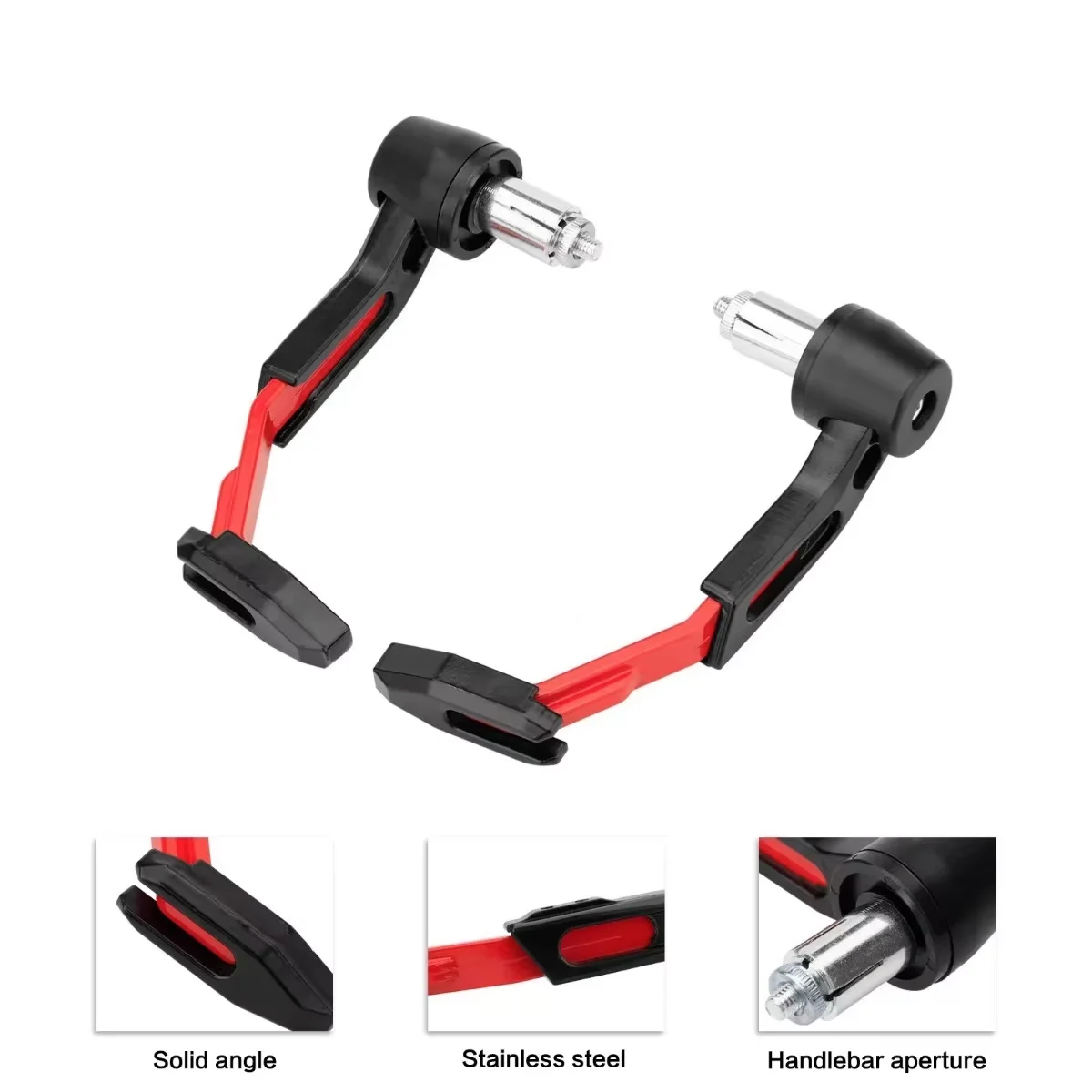 Durable Motorcycle Handlebar Protectors for Brake and Clutch Levers -Falling Protection Scooter ATV Mountain Bike Hand Guard