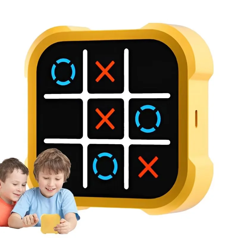 Super TIC-TAC-TOE BOLT Chess Puzzle Toys 3 in 1 Portable Puzzle Game Console Family Board Game Chess Fidgets Toys For Kids Gifts 3