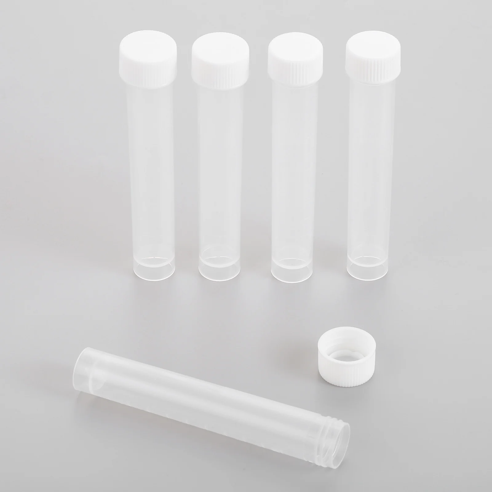 5pcs Transparent Sewing Needle Storage Tube Plastic Bead Pins Bottle Button Sequin Container Box Holder Felting Cross-stitch DIY sewing storage box
