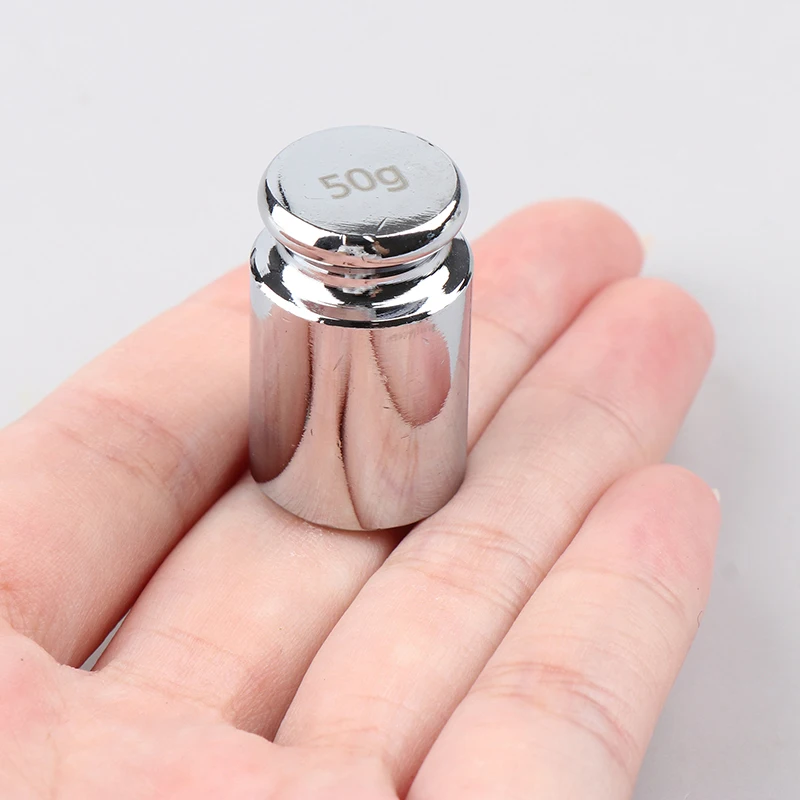 Precision Digital Calibration Weight Set with Chrome Plating for Home and Educational Use