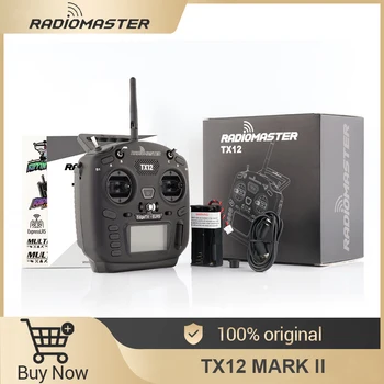 RadioMaster TX12 MKII MK2 Mark 2 Radio ELRS/CC2500 EdgeTX OpenTX 16CH Trasmettitore radiocomandato multimodulo