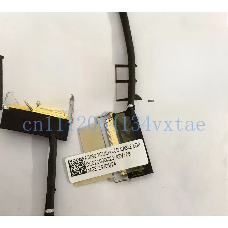 Thinkpad T490 T495 P43S T14S P14S Gen 1 LCD EDP 케이블 FHD 02HK974 0.1의 새로운 기능