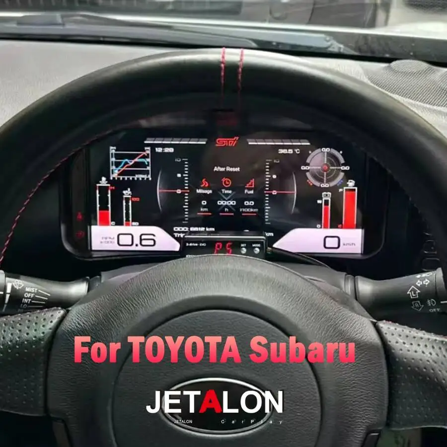 Pantalla Inteligente de 12.3 Pulgadas para el Panel de Instrumentos Digital del Automóvil, para TOYOTA Subaru 2013-2019, Pantalla de Cabina Virtual 1