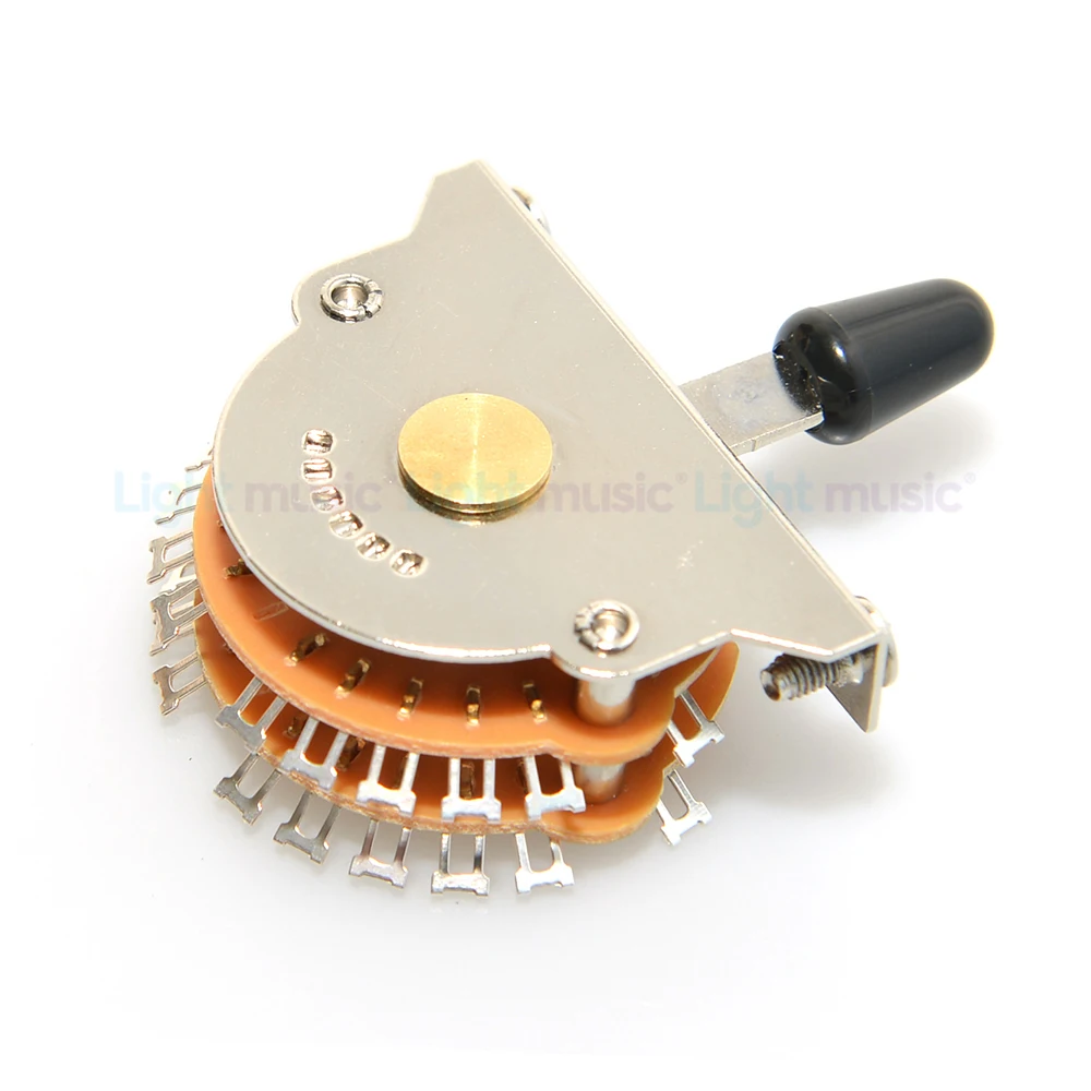 Interruttore Selettore 5 Vie Per Chitarra Elettrica – Per Strat/Tele – Con 3 Punte