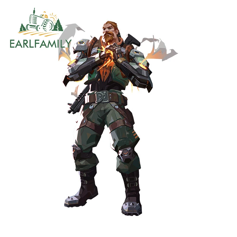 

EARLFAMILY 13 см x 8 см Противоугонная Автомобильная наклейка устойчивая к царапинам наклейка для видеоигр для багажника мотоцикла на колесах