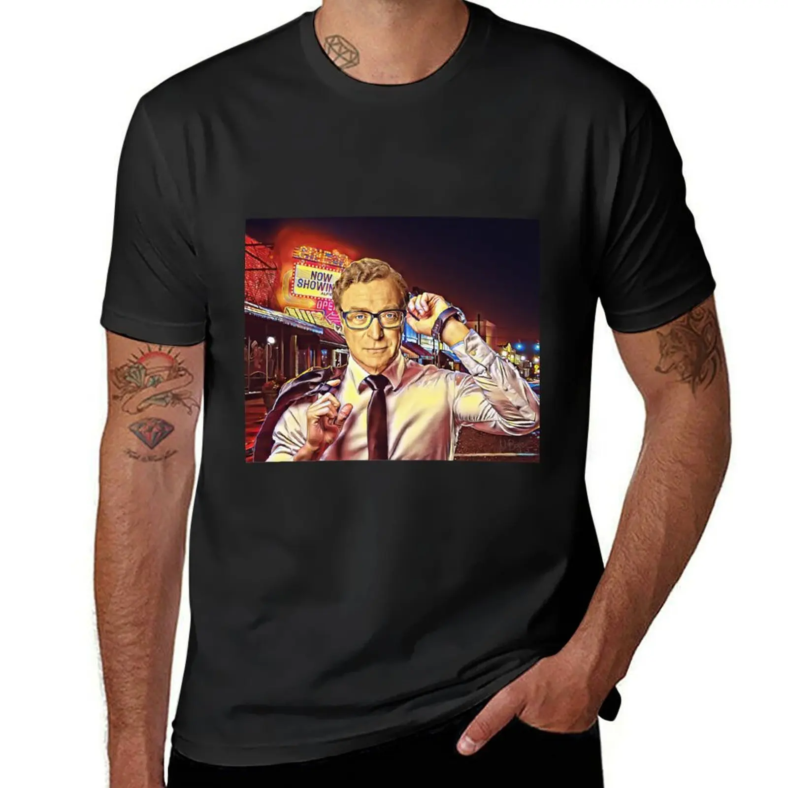 

Футболка Mr Caine, аниме одежда, корейские модные мужские высокие футболки
