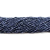 Natural Faceted AA Blue Sapphire Small Tiny Seed 2/3/4/5/6MM High Quality Loose Round Beads For Jewelry Making Bracelet Necklace 2