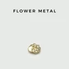 10pcs Luxury 3D Rose Metal Buttons for Dress/Handbag/Shirts/cardigans DIY, 11/14mm Small Buttons Gold Silver Sewing Accessories 6