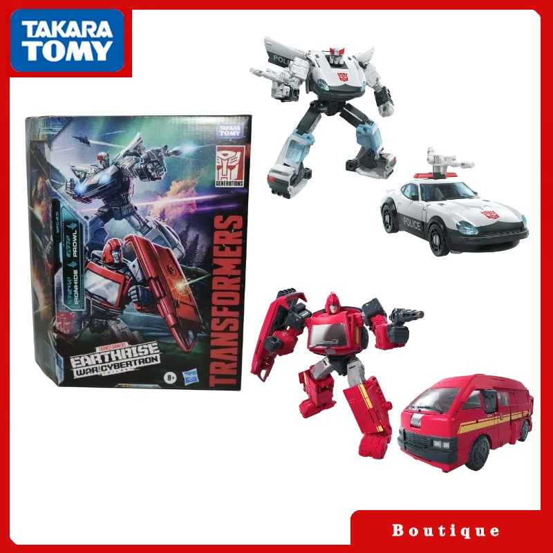 Transformers Toys War For Cybertron:Earthrise Limited Wfc-E31 Ironhide & Prowl Action Figures Regali Da Collezione Hobby Classici