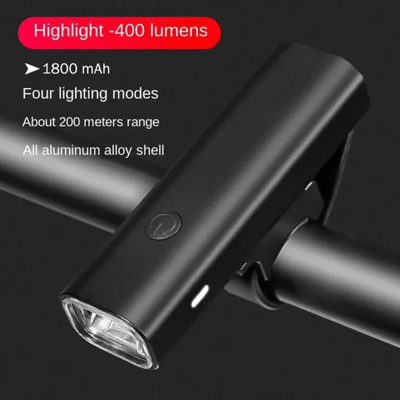 Waterproof 400Lumen Bicycle Headlight Classic YQ-QD400 Light Factory Outlets Aluminum Shell Bicycle Flashlight bike headlight