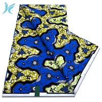 Prix de gros africain véritable cire imprime tissu Ankara cire 100% coton tissu garanti véritable matériel de couture Original 2