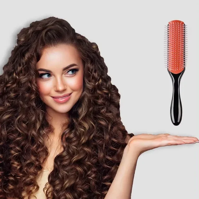Hairbrush The Denman Brush Curly Hair 9-Rows Denman Brush