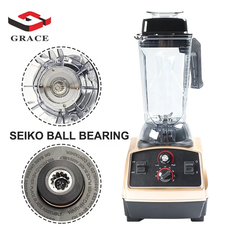 Grace 1680W Heavy Duty Industrial Commercial Fruit Maker Mixer Grinder Machine Juicer Electric Blender  grinder household manual grinding machine 304 stainless steel small manual grinding device hand grinder coffee machine