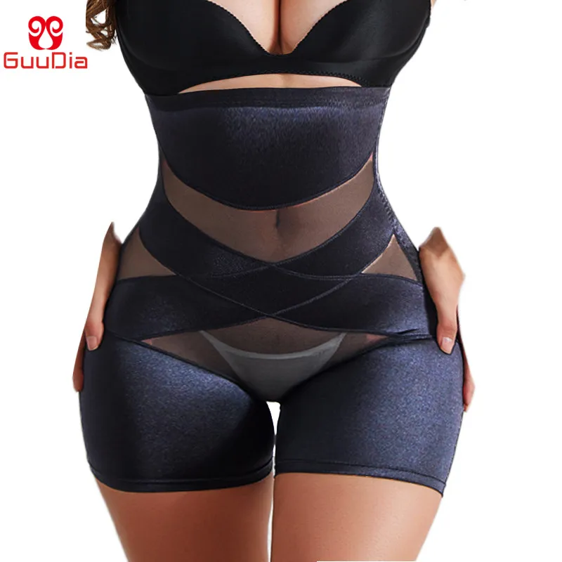 

GUUDIA Mesh Breathable Shaper Panties High Waist Tummy Control Panties Shapewear Briefs Slimmer Panty Hi Waisted Boyshort