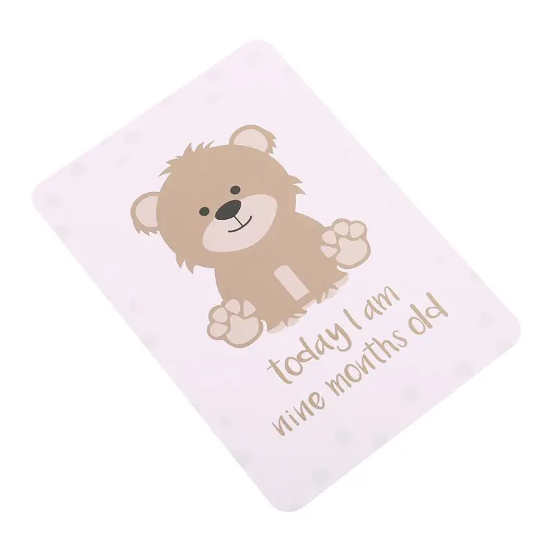 

Novelty Photo Cards for Family First Party Decoration Kids Baby Boy Girl 1st Year 12 Month Newborn Presents