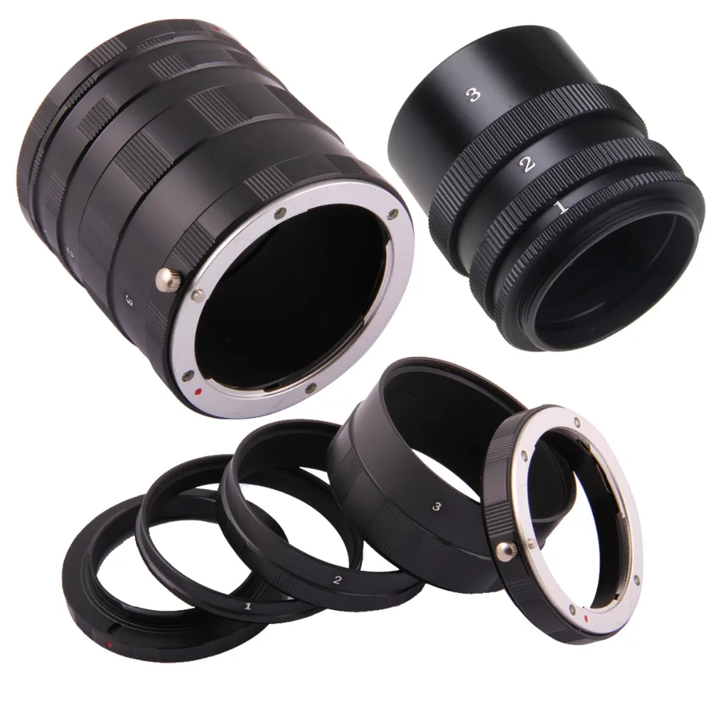 Tubi Di Estensione Macro Per Fotocamera DSLR - Universale Per Canon, Nikon, Sony, Olympus