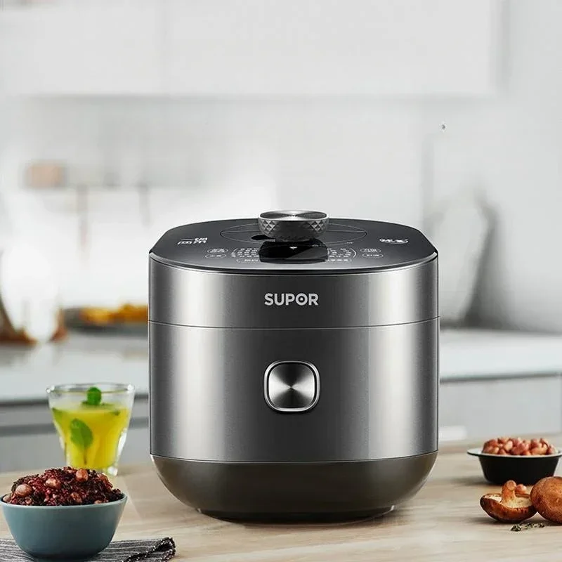 Supor Pressure Cooker 5 Liters Steam Boil Rice Cooker 2 Inner Pots Timing Reservation Electric Cooker Home Kitchen Multicooker 6