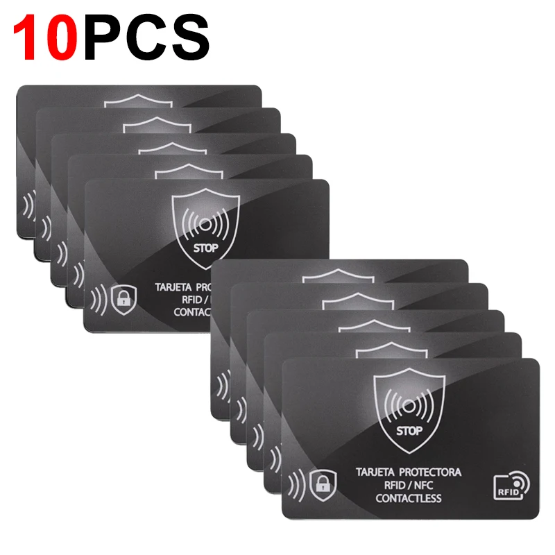 RFID Blocking Card Protector for Wallets - Secure Your Cards and ID from Unauthorized Scans