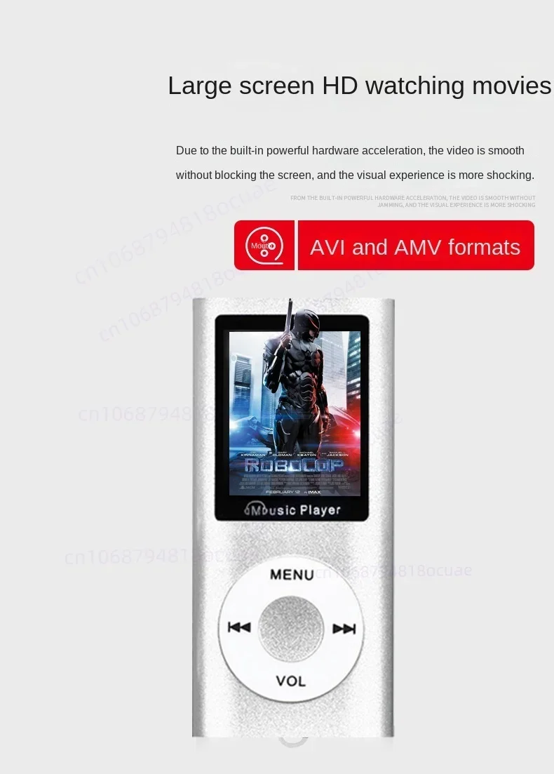 Portable with 1.8" LCD Mp3 Mp4 Support Music Video Media Players for IPod Style