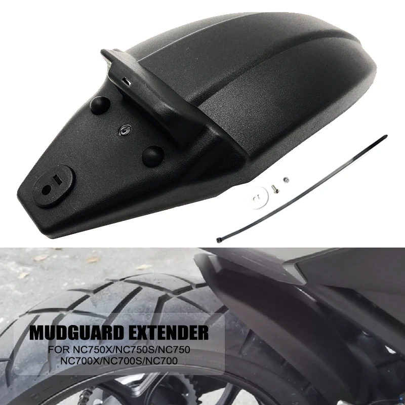 

For Honda NC750X NC700S NC700X NC750S NC 700S NC 750X NC700 NC750 2012-2023 Rear Fender Extender Mudguard Splash Guard Cover