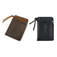 Portable Men Leather EDC Organizer Sheath Handmade Tool Pouch Holster for Case Bag Birthday Gift for Men Women Black/Bro 2