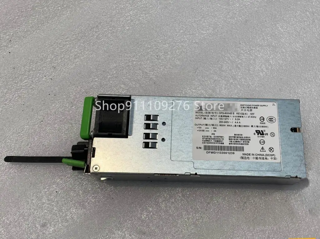 

Оригинальный блок питания для сервера Delta DPS-800NB B, макс. 800 Вт