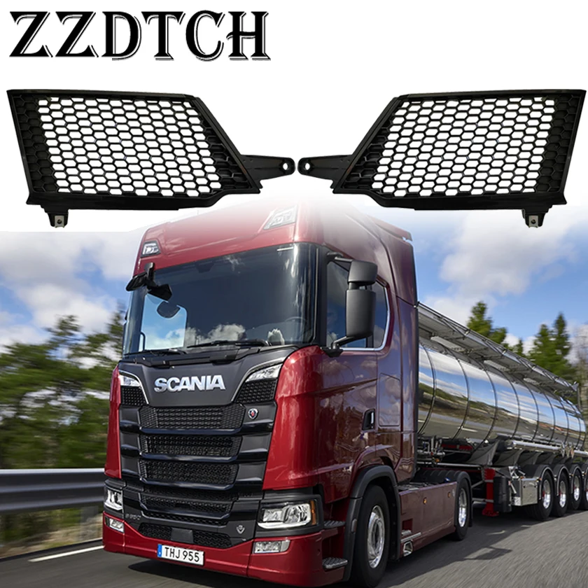 

2pcs L+R Grille for scania truck R650 S730 S500 front Grille decoration Cover Panel 2307647 2307649