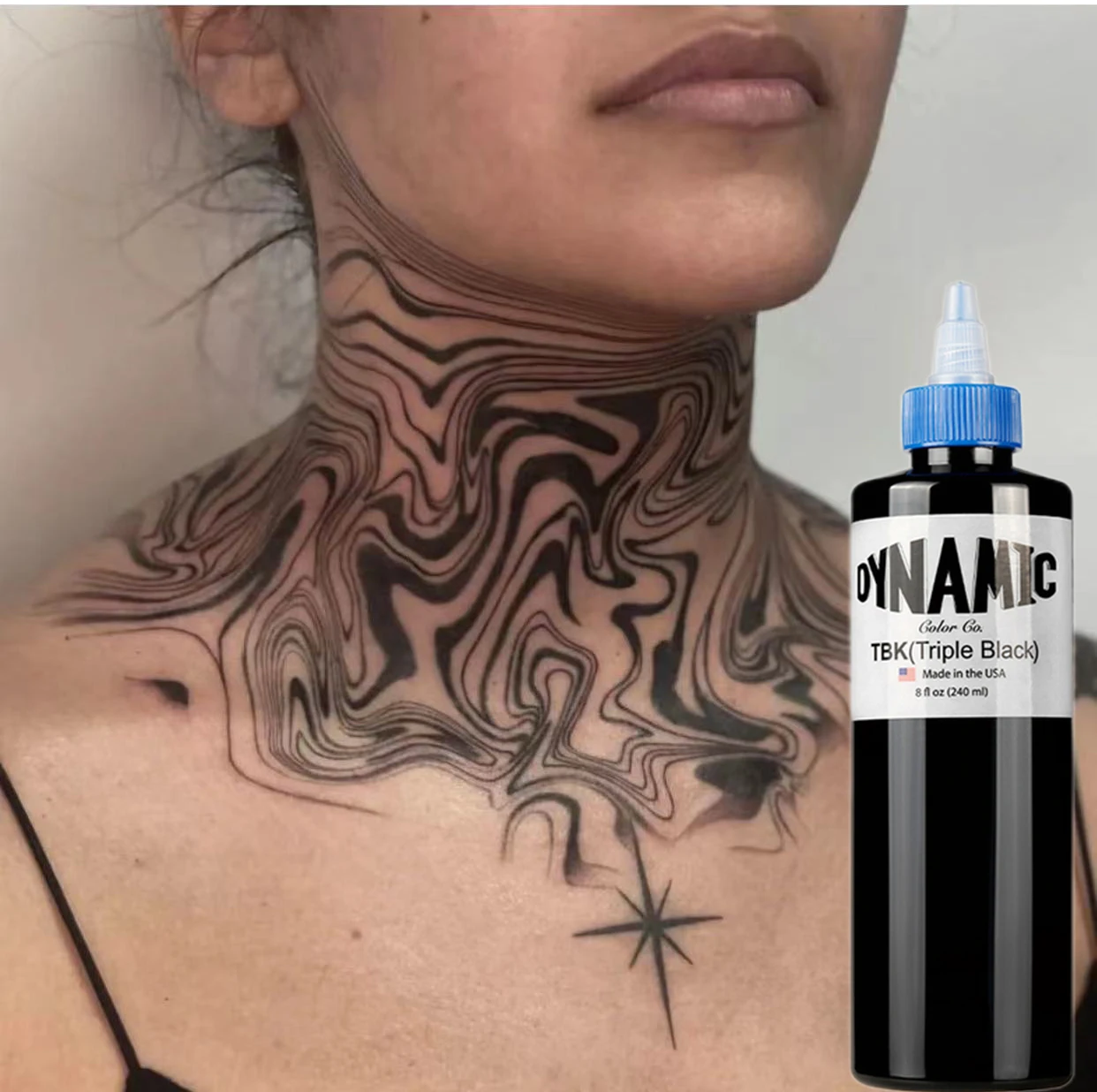 DYNAMIC Permanent black tattoo ink Professional Black Tattoo Ink For Body Painting Art Natural Plant Micropigmentation Pigment tattoo ink tattoo ink pigment tattoo ink kit man product tattoo pen kits