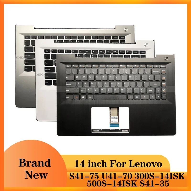 

Новинка для Lenovo S41 S41-70 S41-75 U41-70 300S-14ISK 500S-14ISK S41-35 S41-45 ноутбука Нижняя база черный белый серебристый