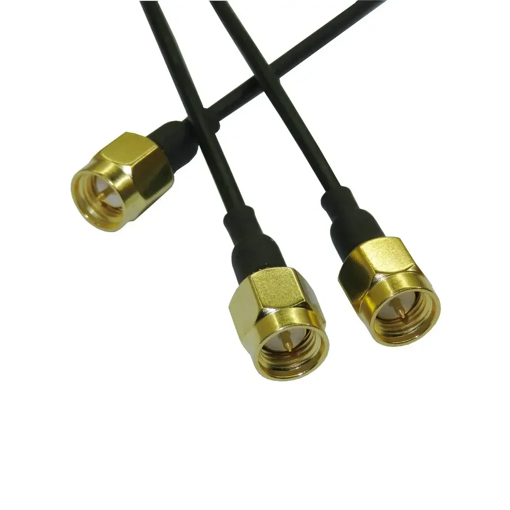 Antenna Connector Plug 1/2/4/10Pcs 433Mhz Sma Male Straight Carbon Steel Bendable LORA LORAWAN 433 IOT Antena antenna connector plug