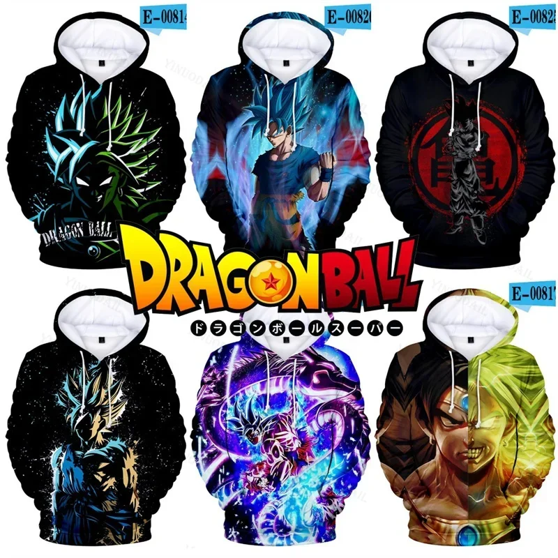 Vegeta Son Goku Dragon Ball Jacket Super Saiyan Sweatshirts Hoodies Fleece Oversized Hooded Thin Men Zamasu Outerwear Coat