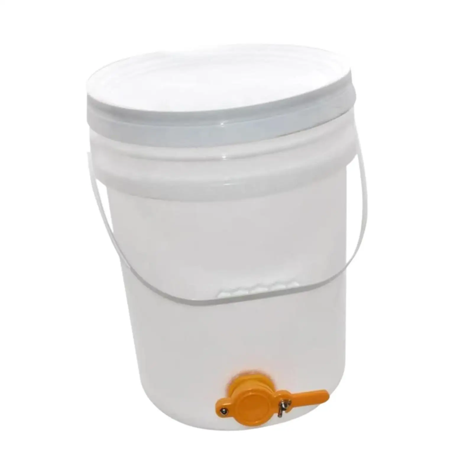 Large Capacity Plastic Honey Bucket 5 Gallon Honey Bottling Bucket for Home Beekeeping Extractor Equipment